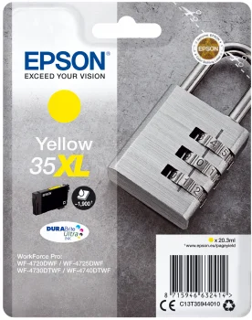 Tinteiro de Tinta Original Epson 35xl Amarelo 