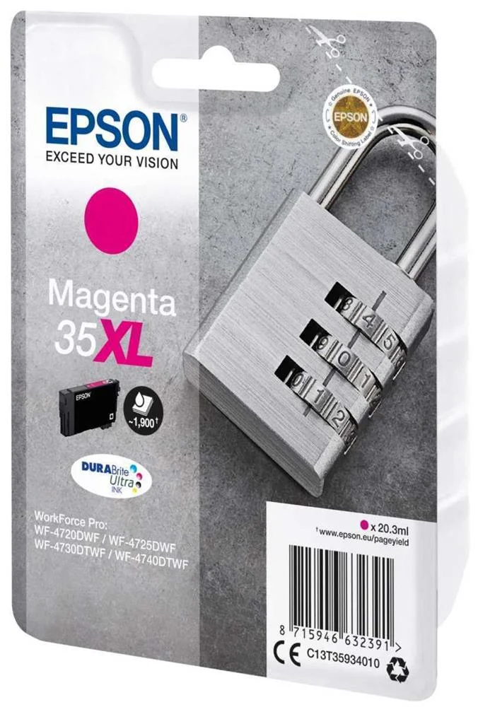 Cartuchos de Tinta Epson Magenta Series 35xl Wf-4.