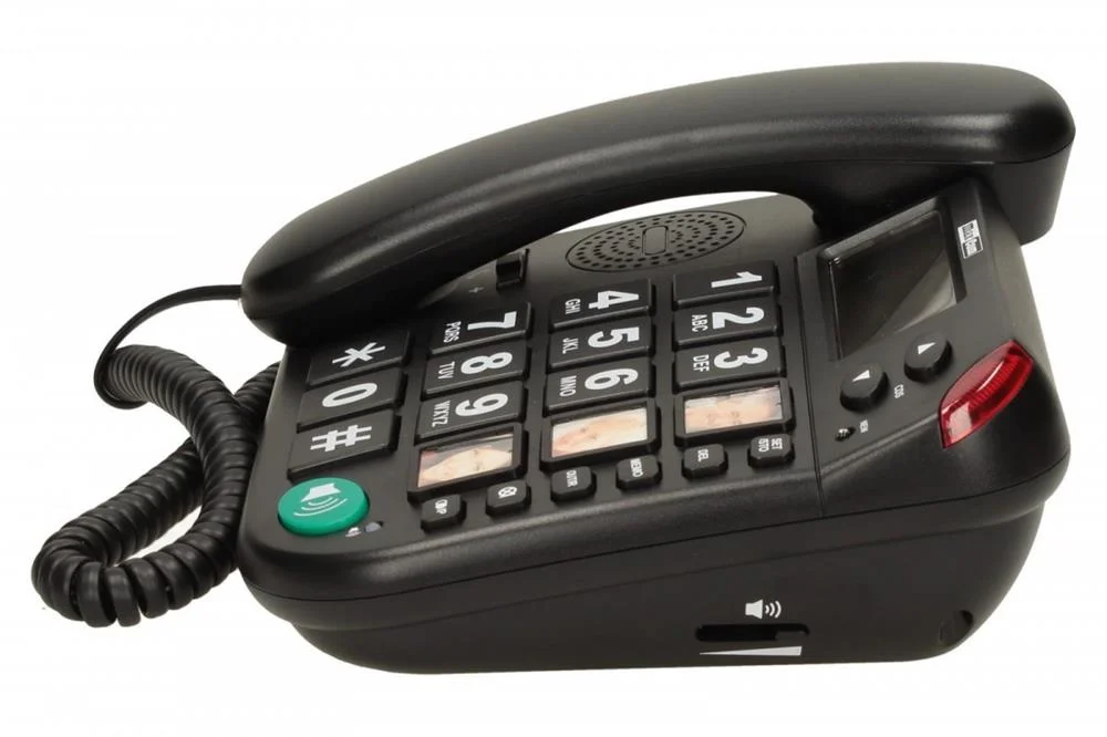Tel&eacute;fono Fijo Maxcom Kxt480 Negro