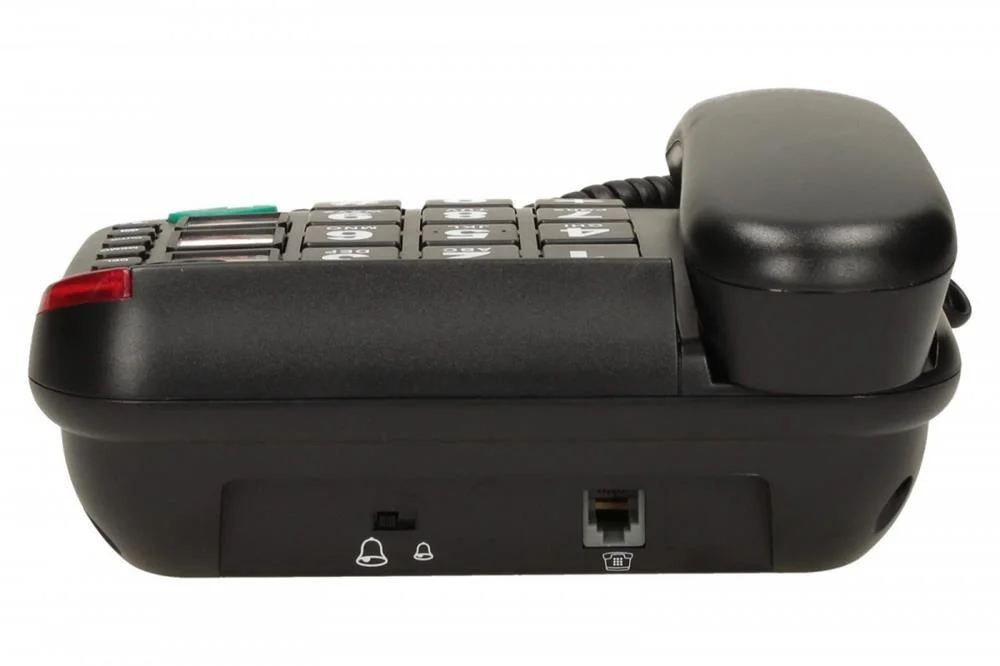 Tel&eacute;fono Fijo Maxcom Kxt480 Negro