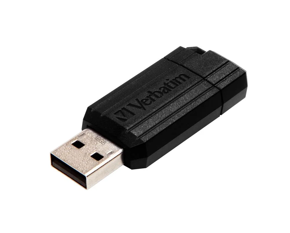 Verbatim Usb-Stick Pinstripe - Usb 2.0 - 16 Gb - Black
