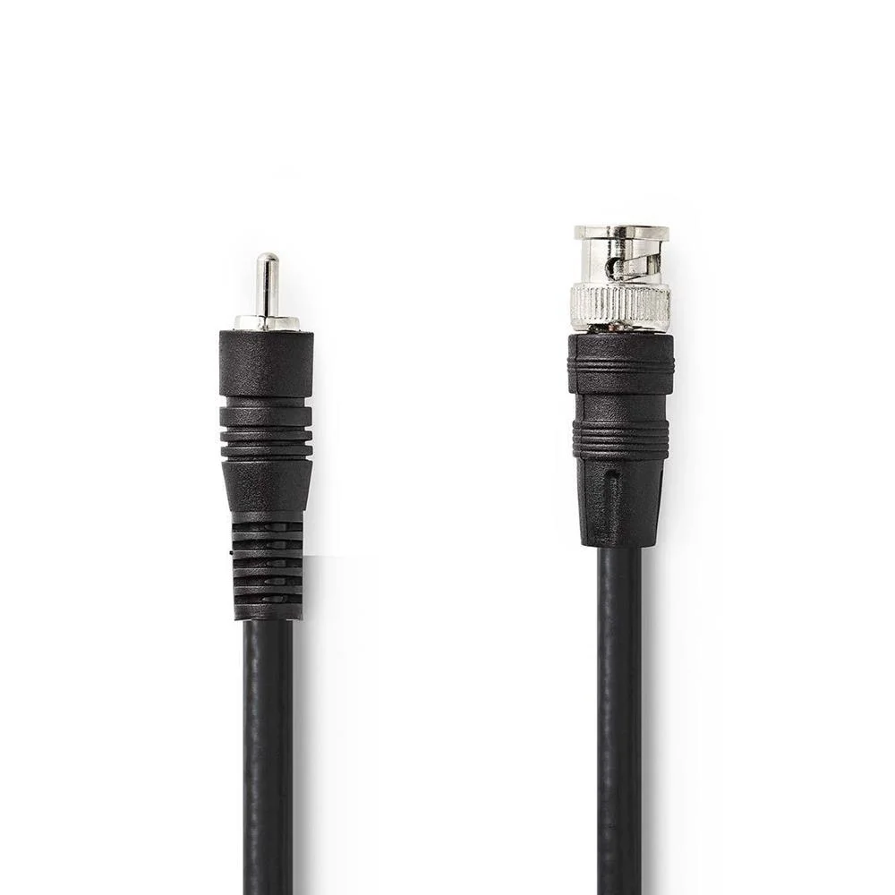 Cable De V&iacute;deo Bnc-rca  Bnc Macho - Rca Macho  .