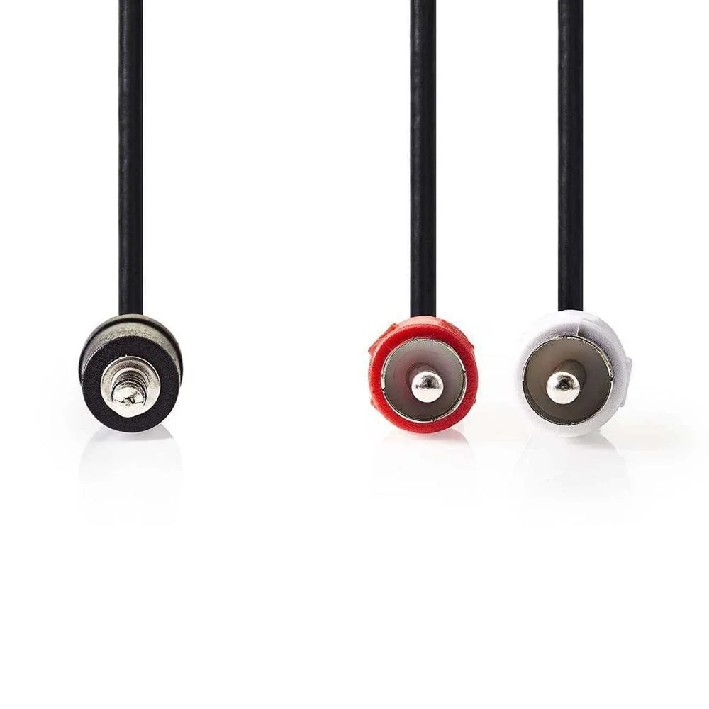 Cabo De &Aacute;udio Est&eacute;reo  3,5 Mm Macho - 2x Rca Mas.