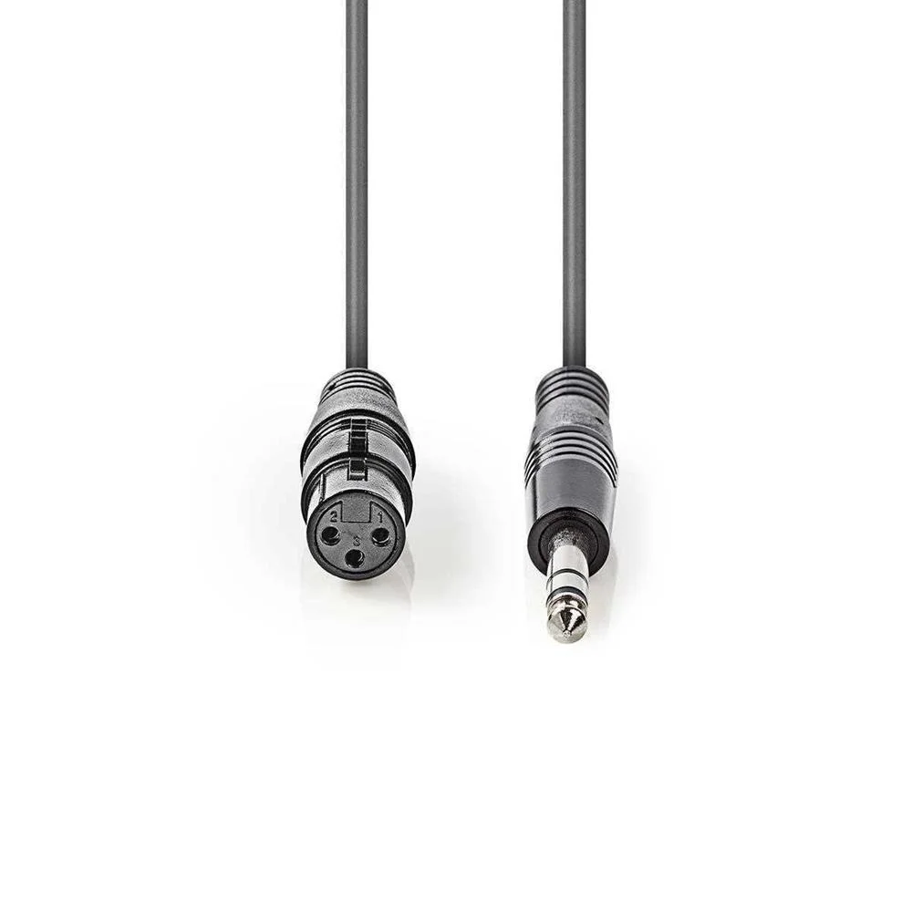 Cabo de &Aacute;udio XLR Compensado | XLR macho de 3 pin.