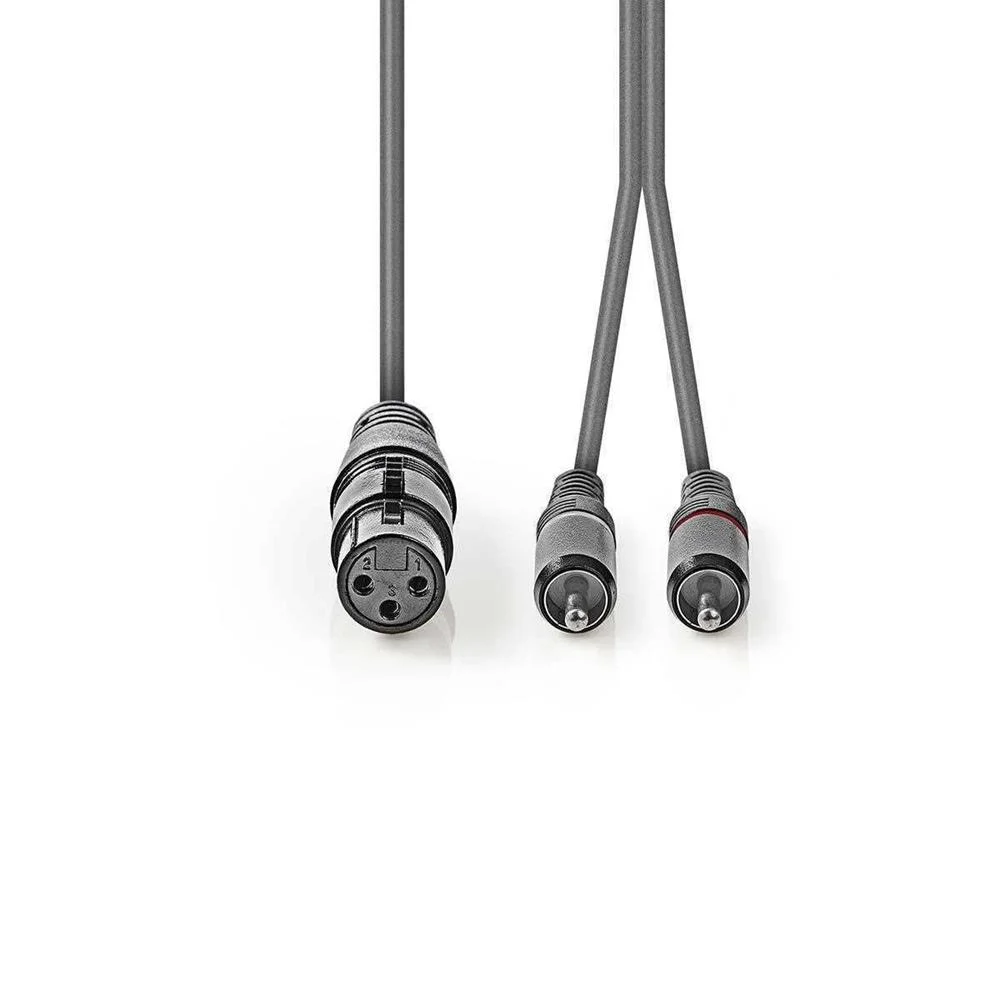 Cable de Audio Xlr | Xlr de 3 Pines Hembra - 2x R.