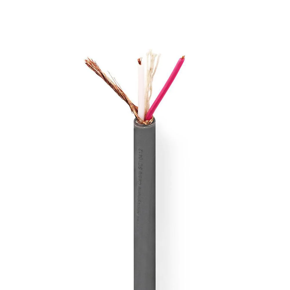 Cabo De Microfone  2x 0,23 Mm&sup2;  100 M  Em Bobi.