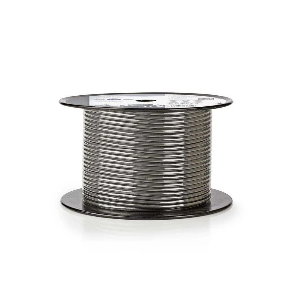 Cabo De Microfone  2x 0,23 Mm&sup2;  100 M  Em Bobi.