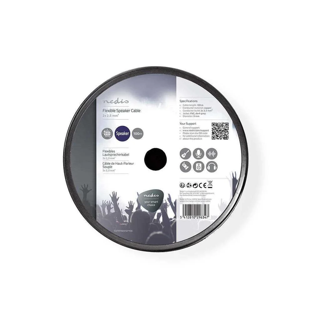 Cable Flexible para Altavoz | 2x 2,5 Mm&sup2; | 100 M .