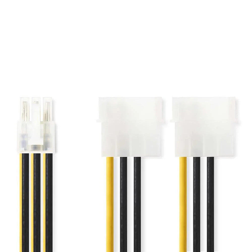 Cabo De Alimenta&ccedil;&atilde;o Int. 2 X Molex Masculino - Pci
