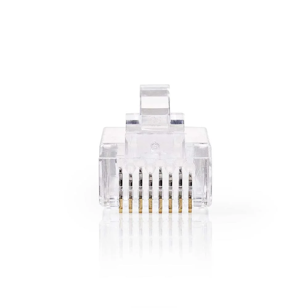Conector De Rede Rj45 Macho - 10 Unidades