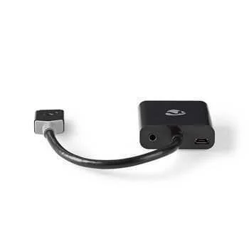 Cable Hdmi-Vga | Conector Hdmi - Vga Hembra + Sa.
