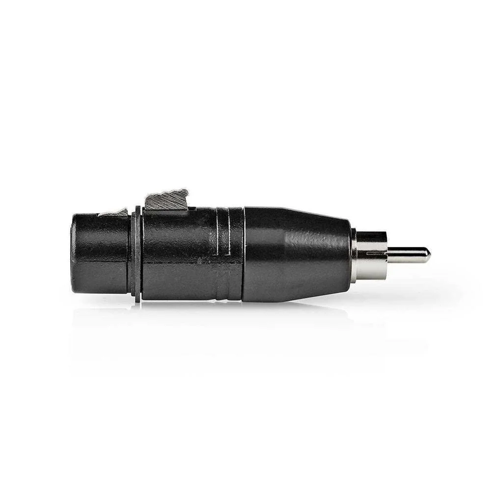 Adaptador Xlr  Rca Masculino - Xlr 3 Pin Feminin.