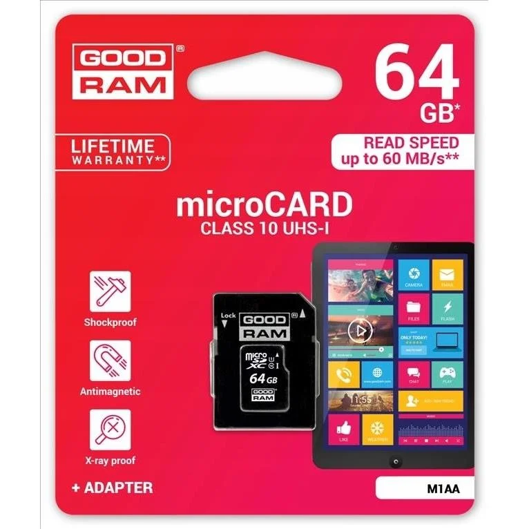 Cart&atilde;o de Mem&oacute;ria Micro Sd com Adaptador Goodram