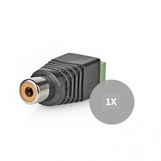 Conector de Seguran&ccedil;a CCTV 2 Fios para RCA F