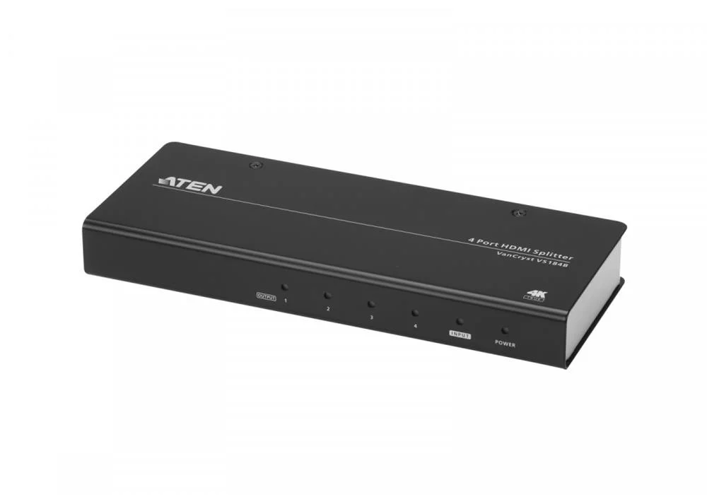 4-Port Splitter Hdmi Negro