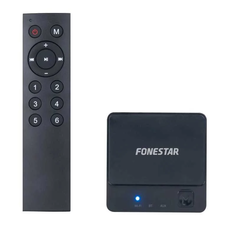 Recetor de &Aacute;udio Sem Fios Wi-Fi. Streaming de &Aacute;udio.