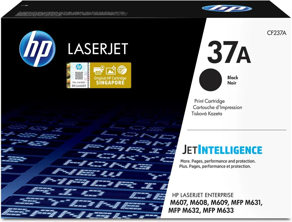 T&oacute;ner Hp Cf237a Negro