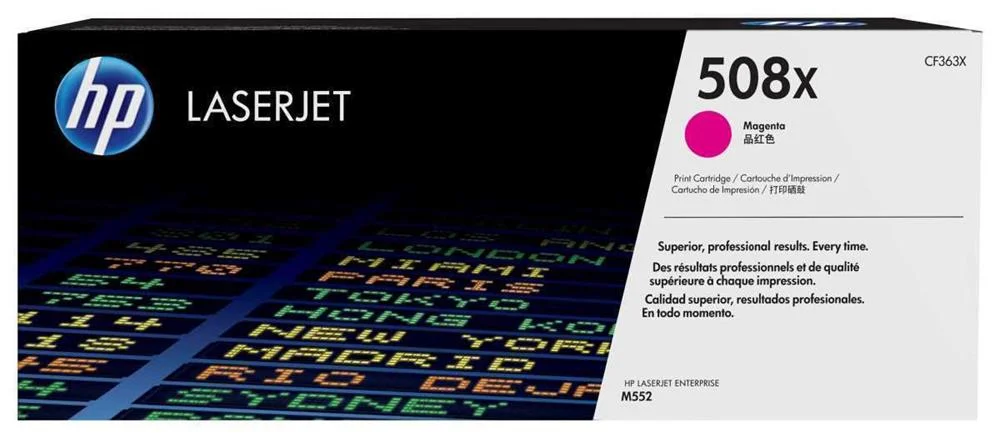 Hp 508x Laser Cartridge 9500p&aacute;ginas Magenta