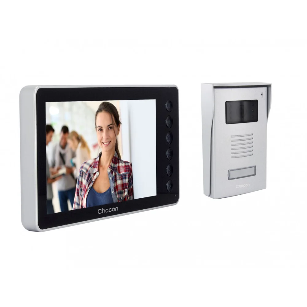 Videoporteiro 7", 2 Fios, Preto