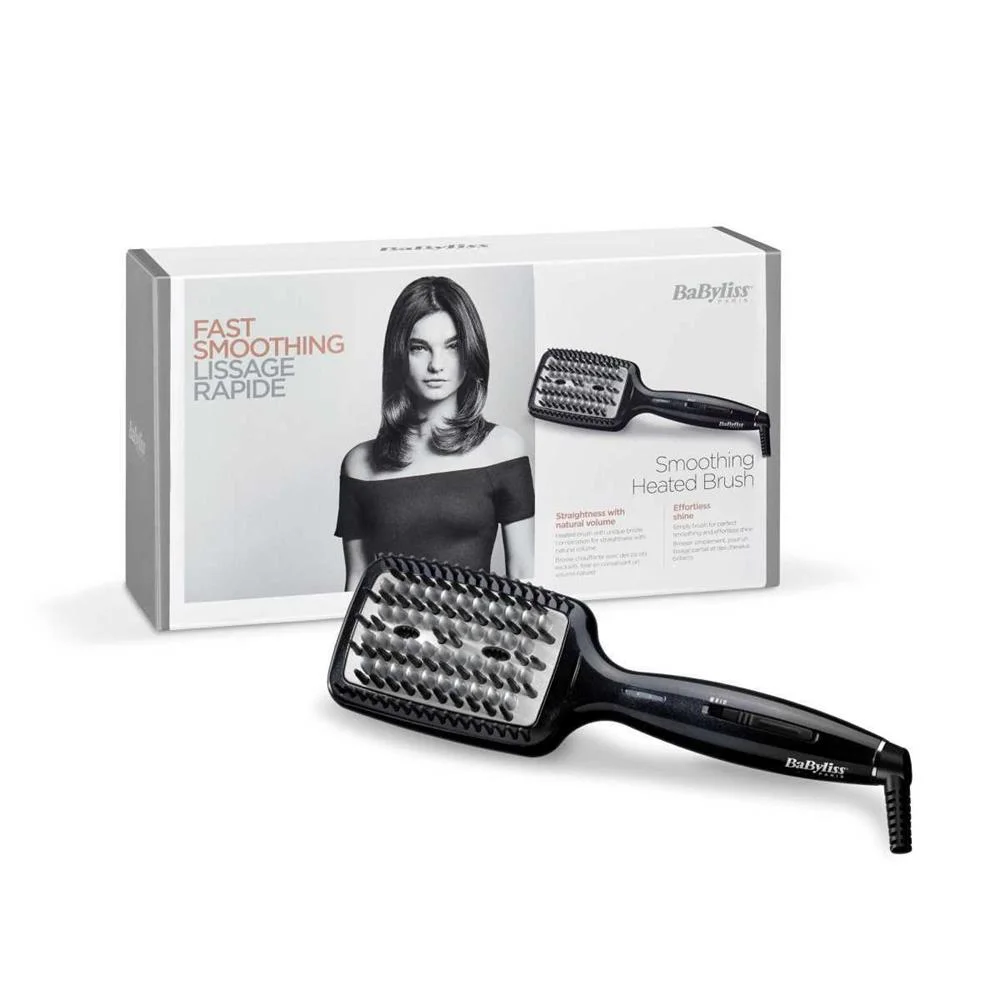 Babyliss Liss Brush Straightening Brush Warm Black
