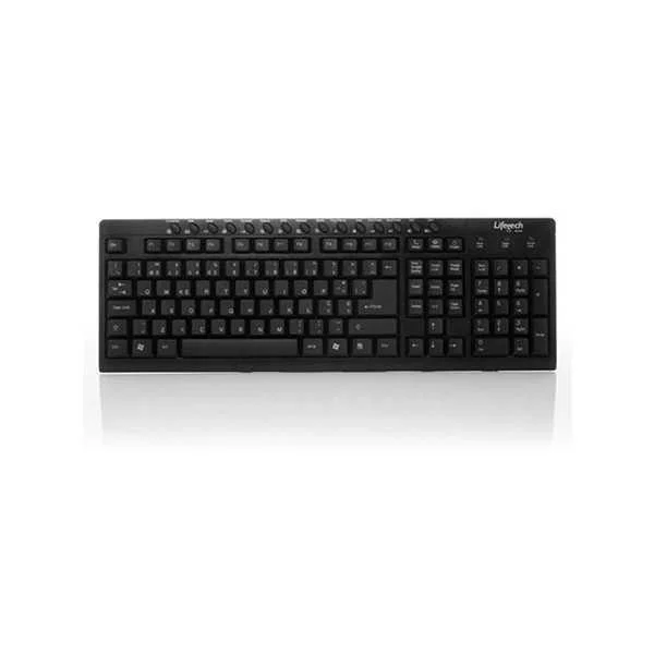 Lifetech Teclado Basic Multimedia Usb Black