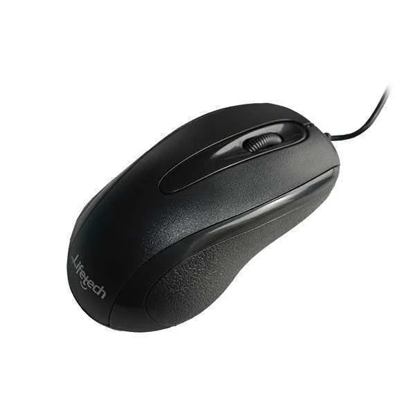 Lifetech Rato Basic Fit Usb Optical Wired Black Cabo 2mt