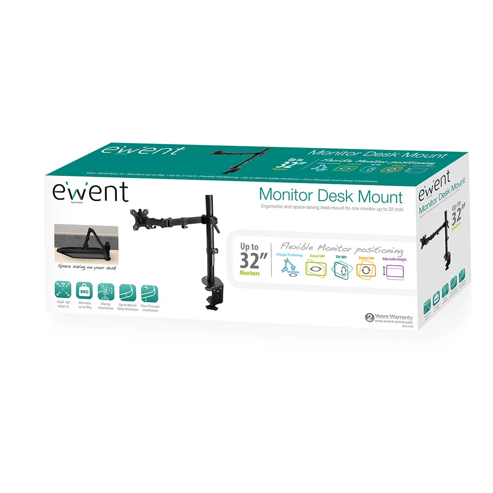 Soporte de Mesa para Pantalla Ewent Ew1510 13"-27"