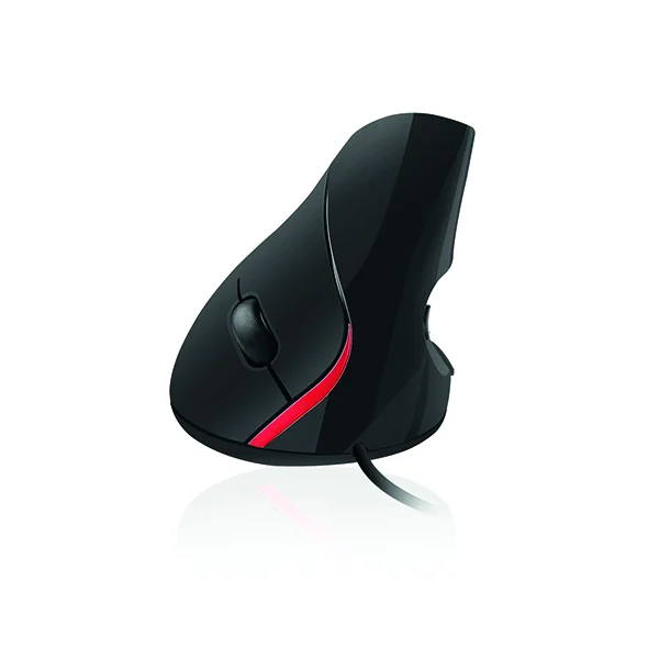 Rato Vertical Ewent 1000 Dpi Ergon&oacute;mico Preto