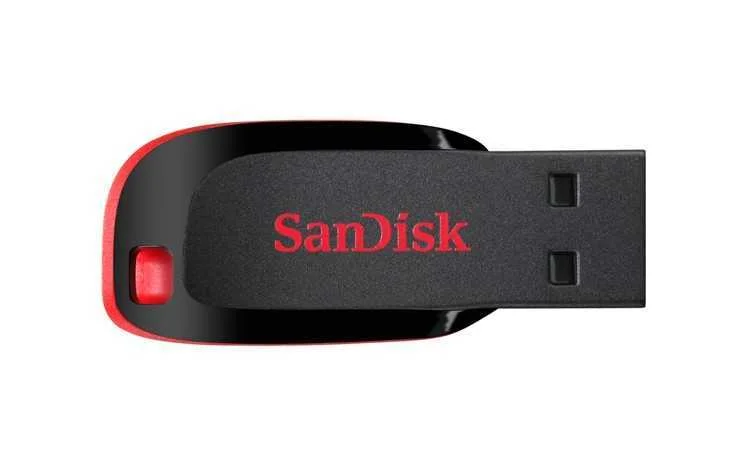 Pen Usb Sandisk Sdcz50-B35 Usb 2.0 Preto Mem&oacute;ria .