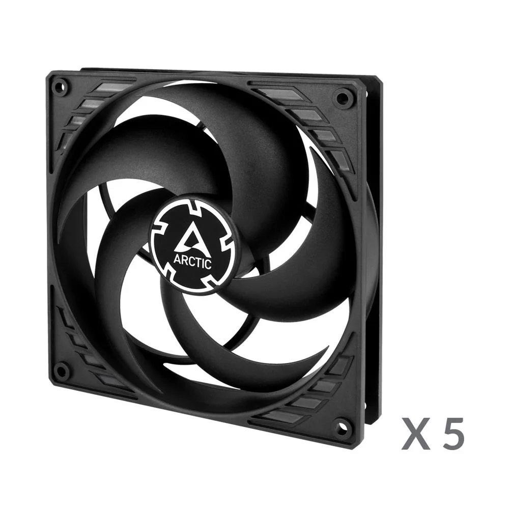 Ventilador Arctic P14 Value Pack 5 Unid 140mm Neg.