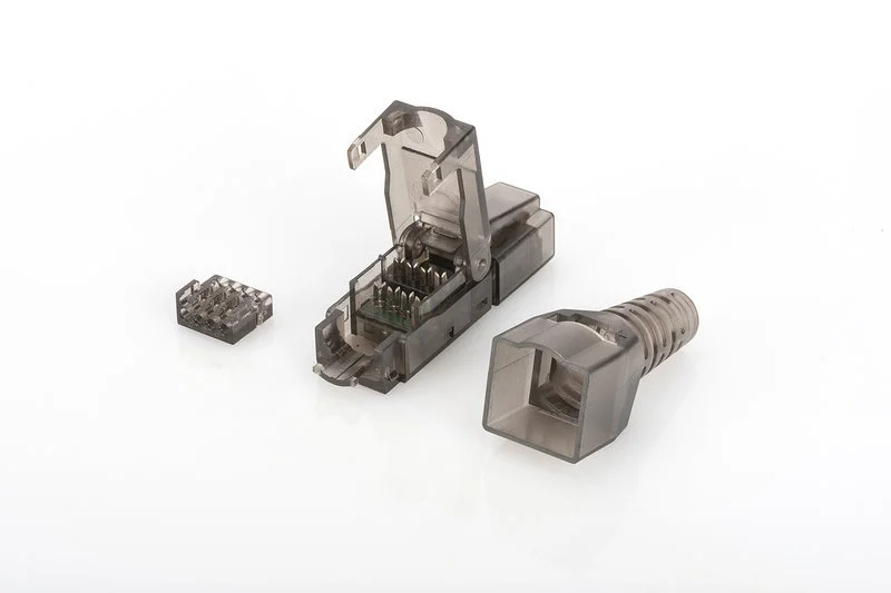 Conector Digitus Cat6a Rj45 11,7mm Negro
