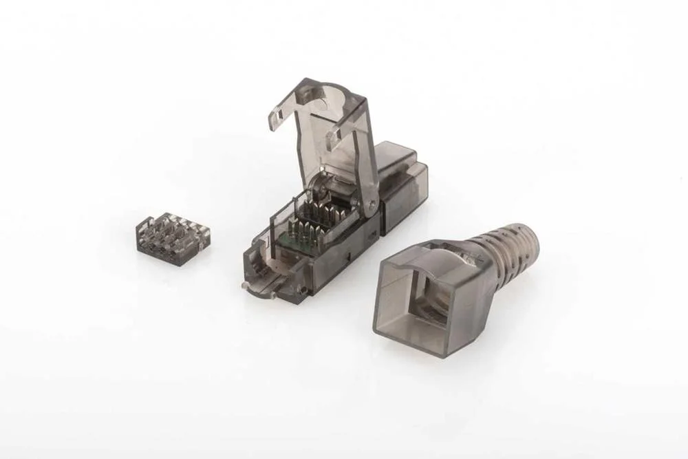 Conector Digitus Cat6a Rj45 11,7mm Negro