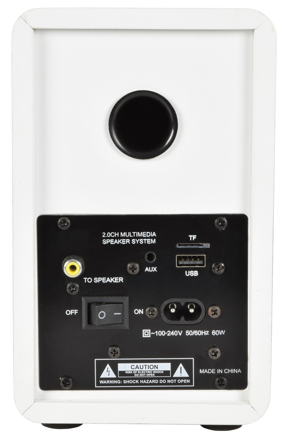 Colunas Monitor Bluetooth Ativas Brancas