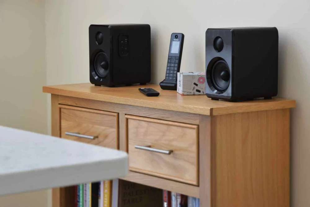 Colunas Monitor Bluetooth Ativas Pretas