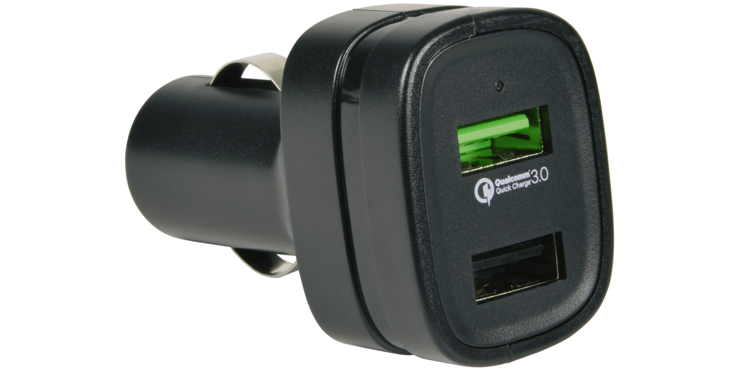 Cargador de Encendedor de Carga R&aacute;pida 3.0 2 Puer.