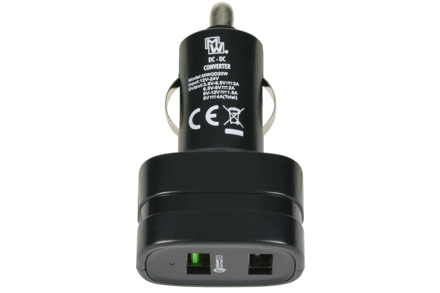 Cargador de Encendedor de Carga R&aacute;pida 3.0 2 Puer.