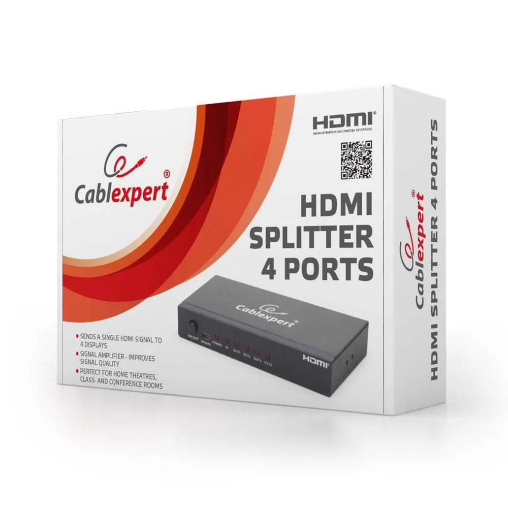 Gembird Dsp-4ph4-02 Video Splitter Hdmi 4x Hdmi