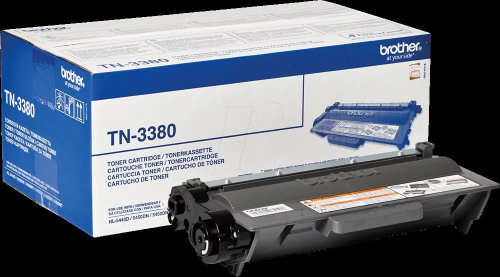 T&oacute;ner Original Brother Tn3380 Preto
