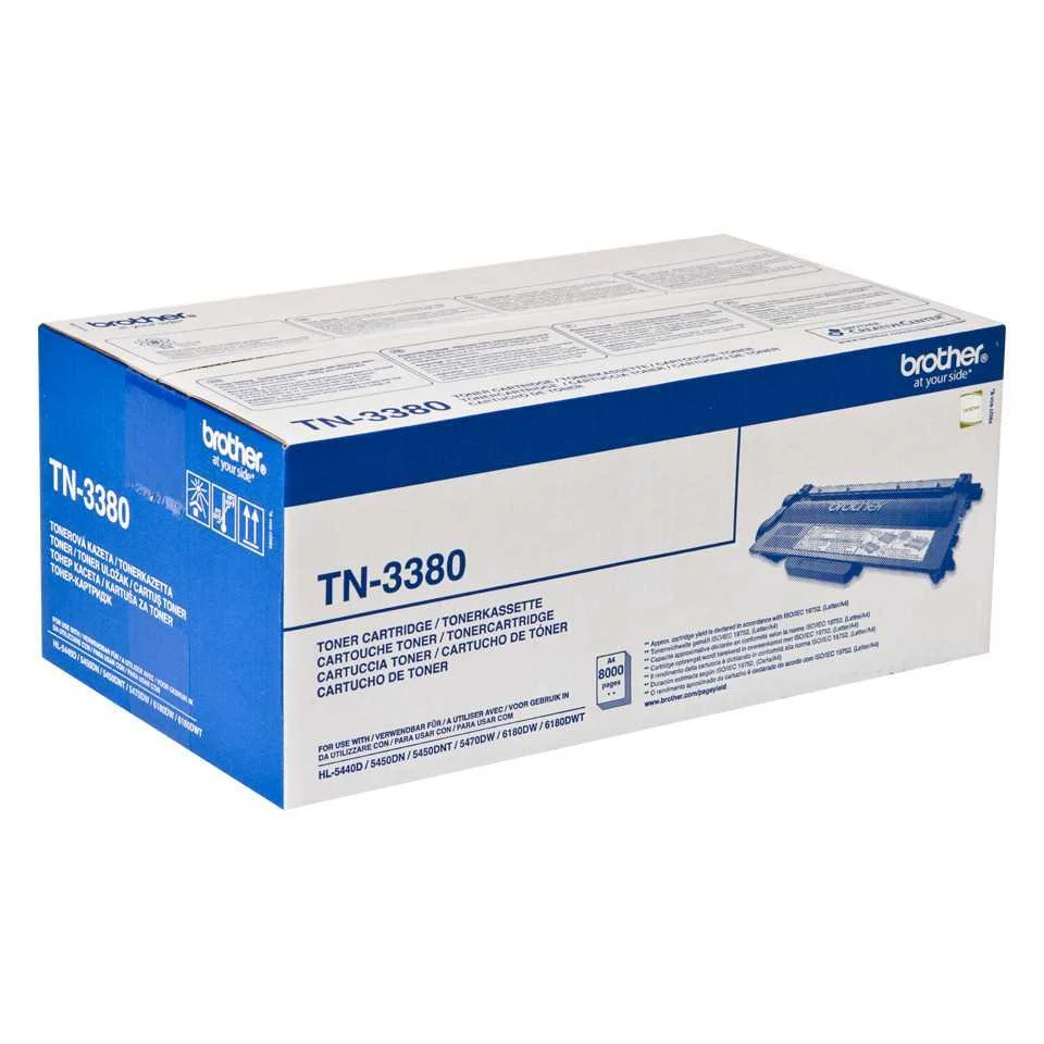 T&oacute;ner Original Brother Tn3380 Preto