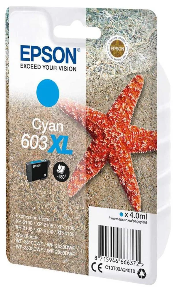 Tinteiro Epson 603xl Cyan Blister