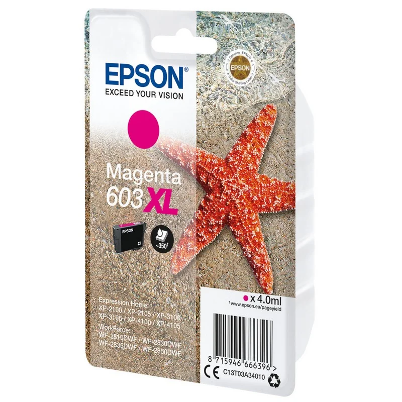 Cartucho Compat&iacute;vel Epson 603xl 4 Ml