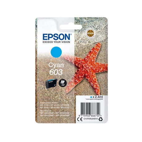 Epson Tinteiro 603 Azul Xp-28xx/3100/21xx/3105/41.