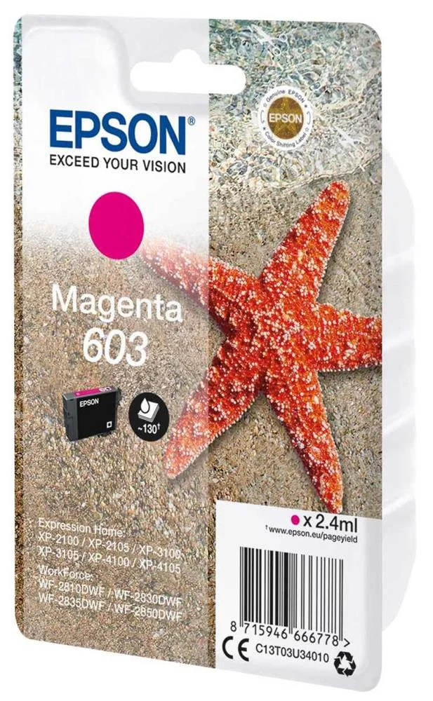 Epson Tinteiro 603 Magenta Xp-28xx/3100/21xx/3105.