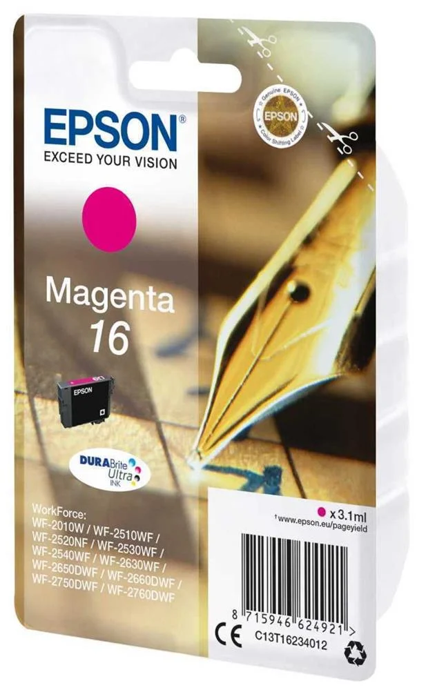 Epson Tinteiro Singlepack Magenta 16 Durabrite Ul.