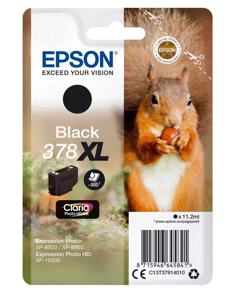 Cartucho de Tinta Original Epson N&ordm;378 Xl Alta Ca.