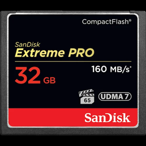 Cart&atilde;o de Mem&oacute;ria Extreme Pro Cf 32gb - Sandisk