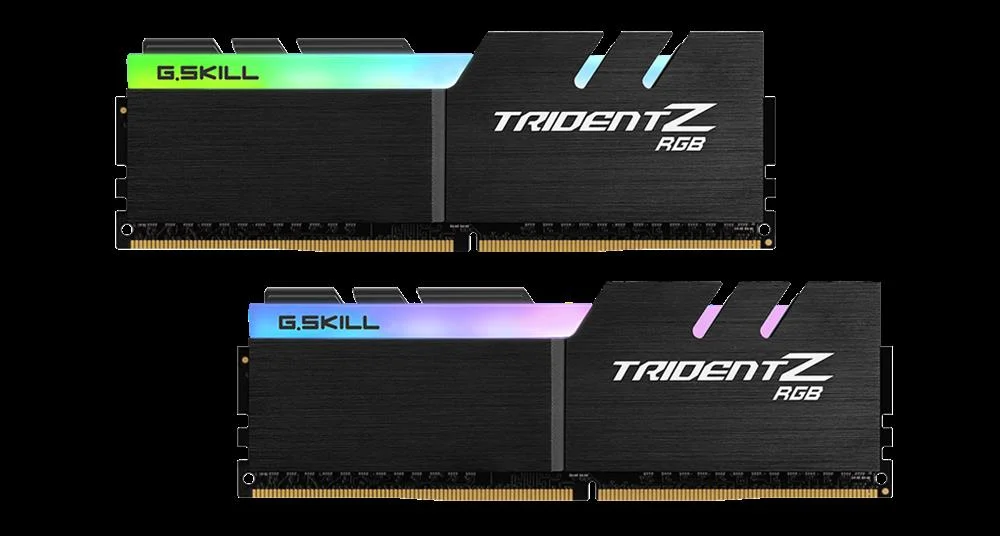 Mem&oacute;ria RAM Trident Z RGB 32gb 2x16gb Ddr4 3600 Mhz Cl18 - G.Skill