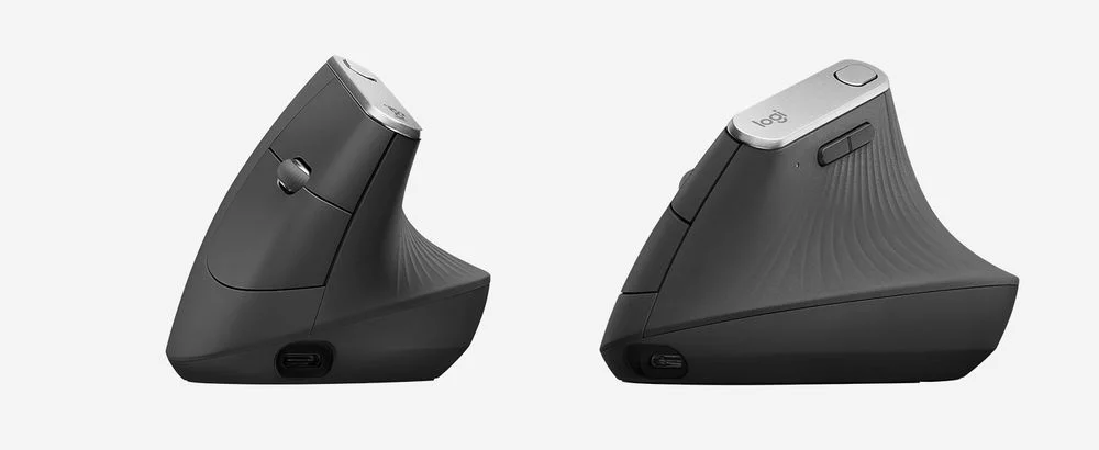 Rato &Oacute;ptico Logitech Mx Vertical Advanced Ergonomic Wireless 4000dpi Preto