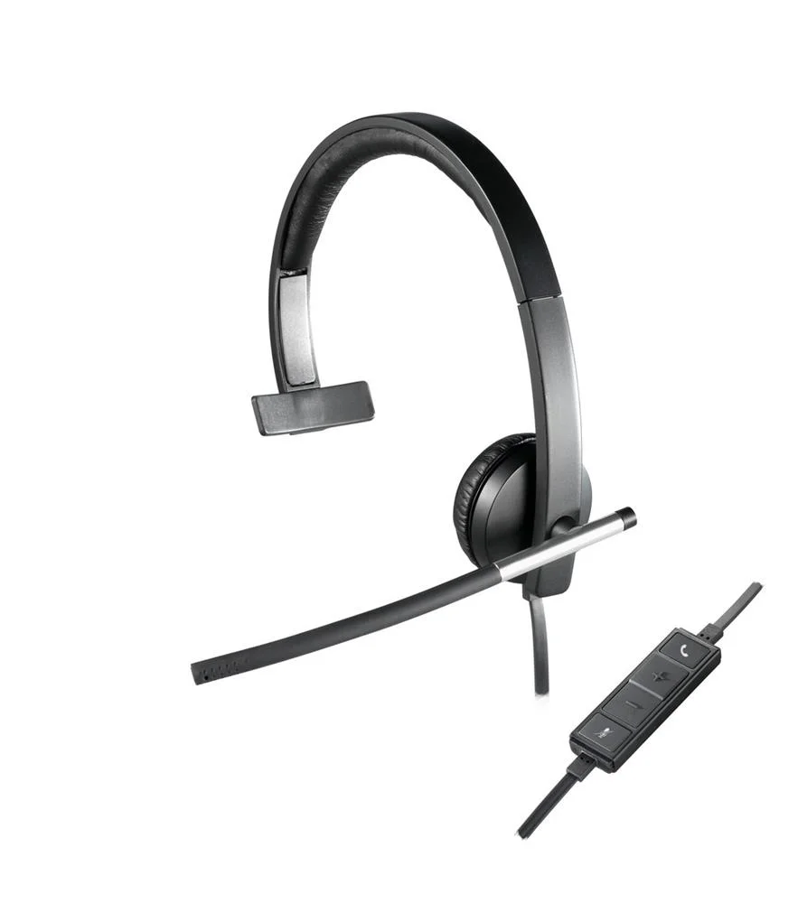 Logitech Usb Headset Mono H650e Head-Band Black  Grey