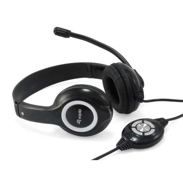 Equip Headset Usb    245301 2m Kabel,Mikro,Int.Bed.Stereo Sw
